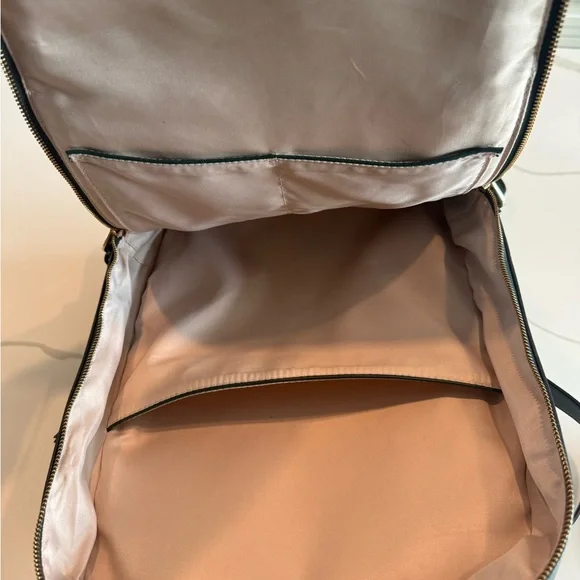 CALPAK Kaya Forest Green backpack/laptop bag. Gold tone hardware. - Picture 7 of 9